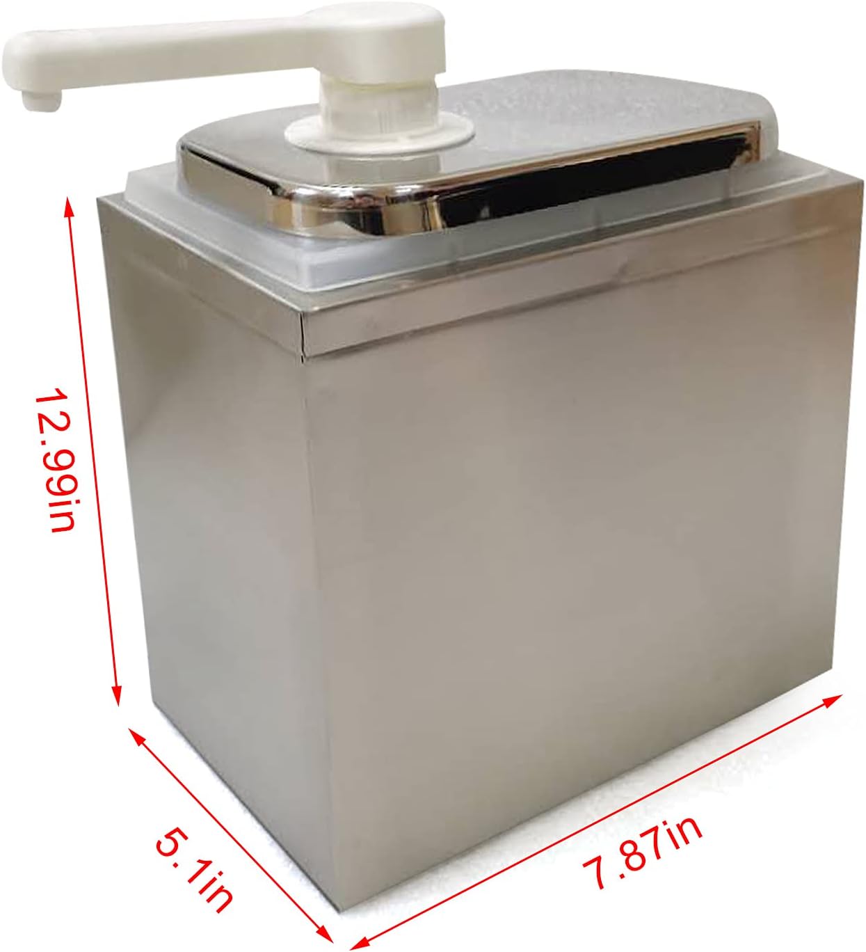 DNYSYSJ 1QT Stainless Steel Sauce Dispenser Pump