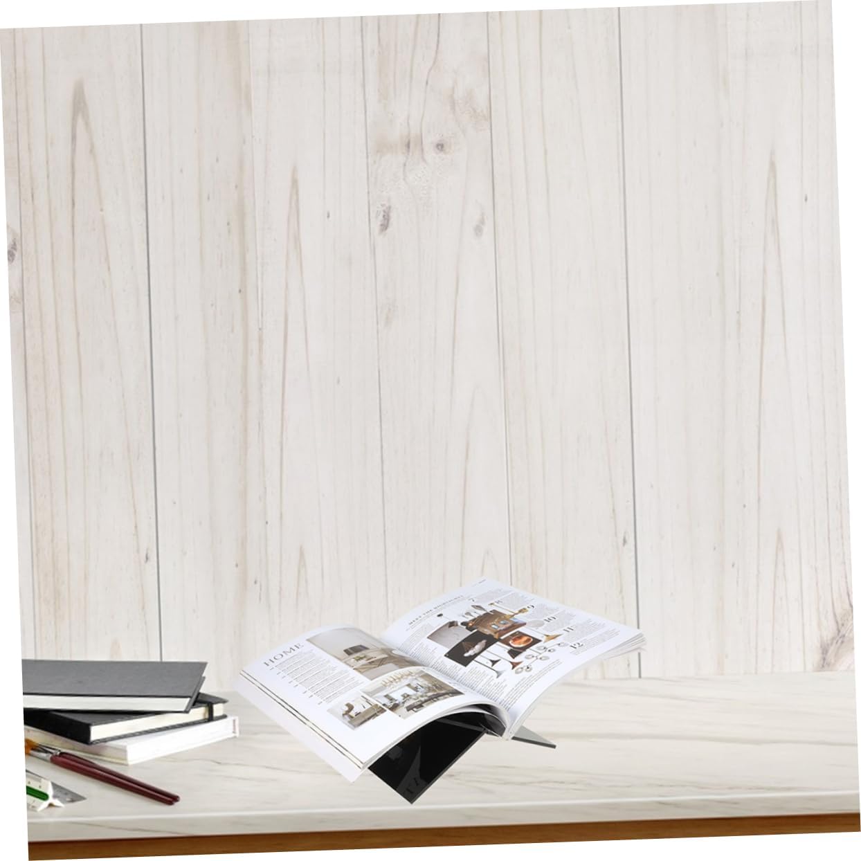 ULDIGI Practical Acrylic Book Stand for Kitchen and Classroom Use
