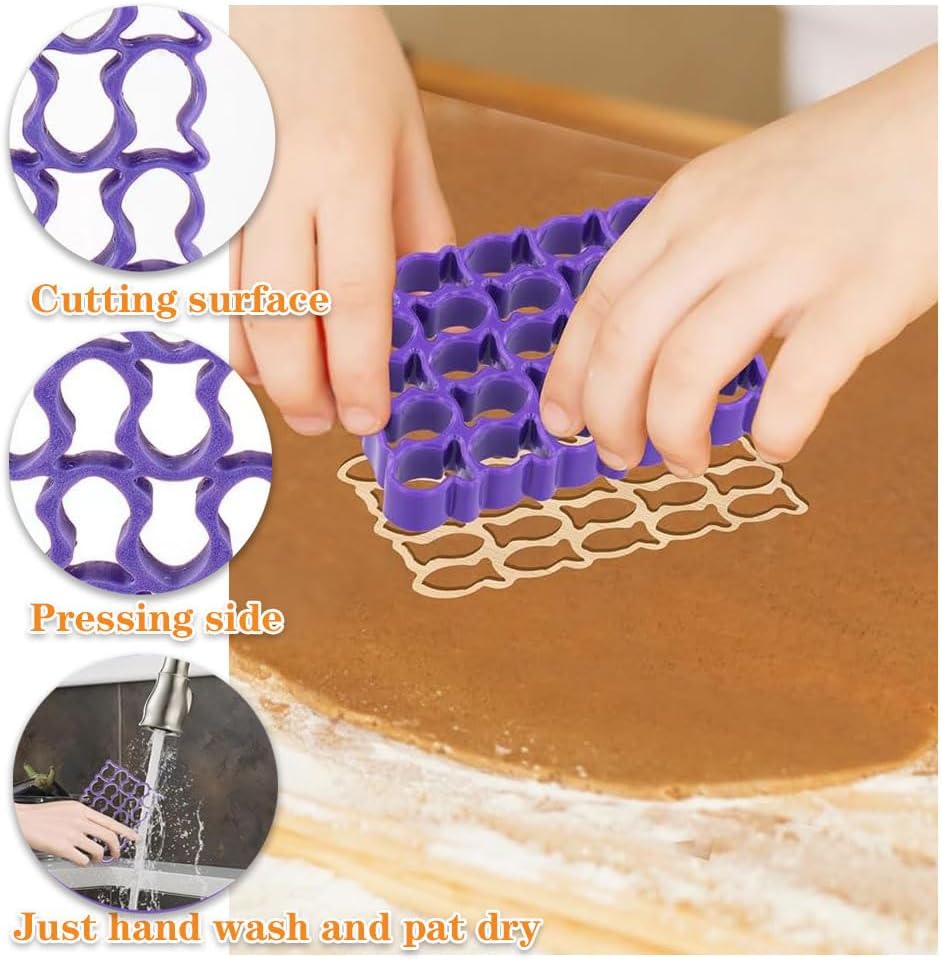 25 Cavity Goldfish Cookie Cutter - Purple