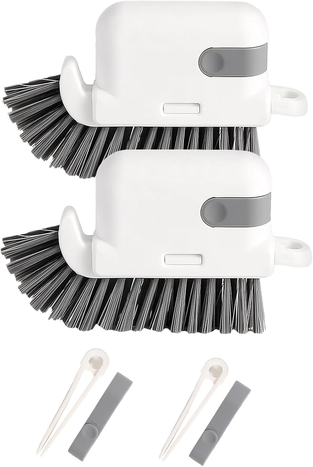 3-In-1 Window Cleaning Brush with Tweezers