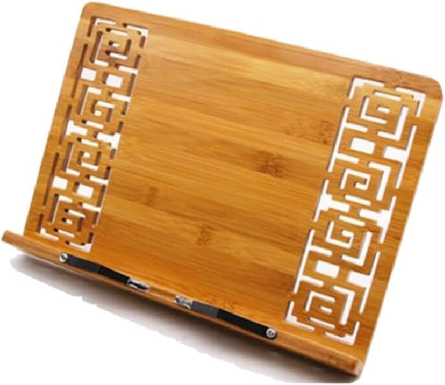 JACCOS Adjustable Bamboo Book Stand with Foldable Design