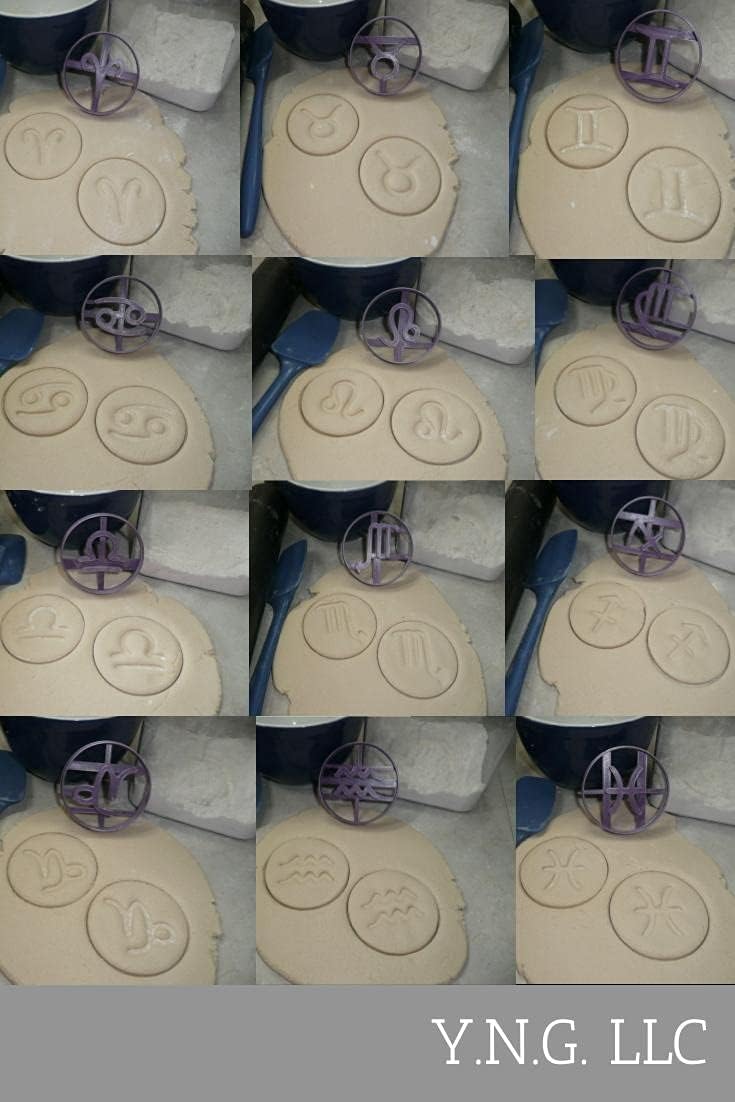Zodiac Signs Cookie Cutters Set of 12 Made in USA 1