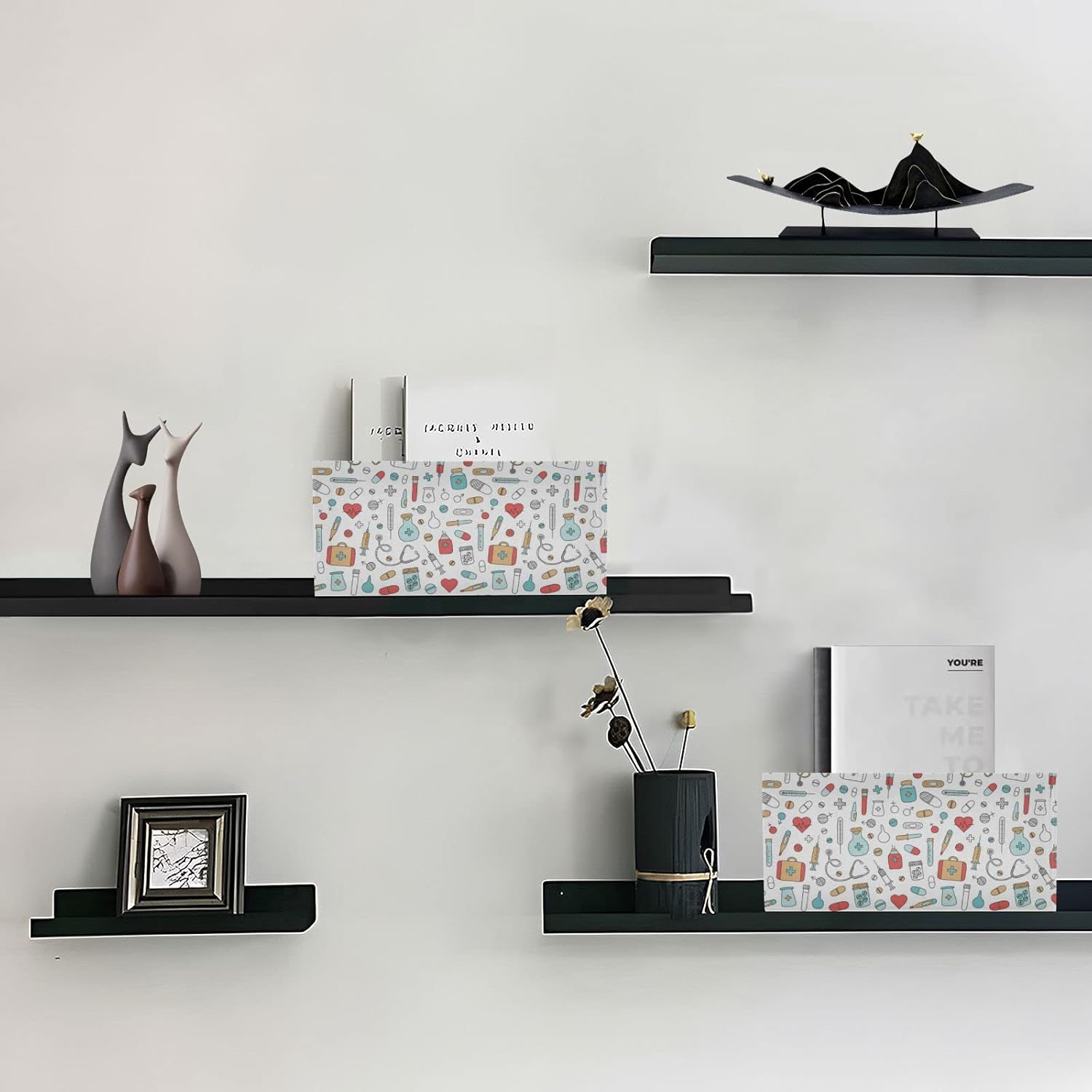 Poeticcity Felt Cloth Storage Box 2PCS Collapsible