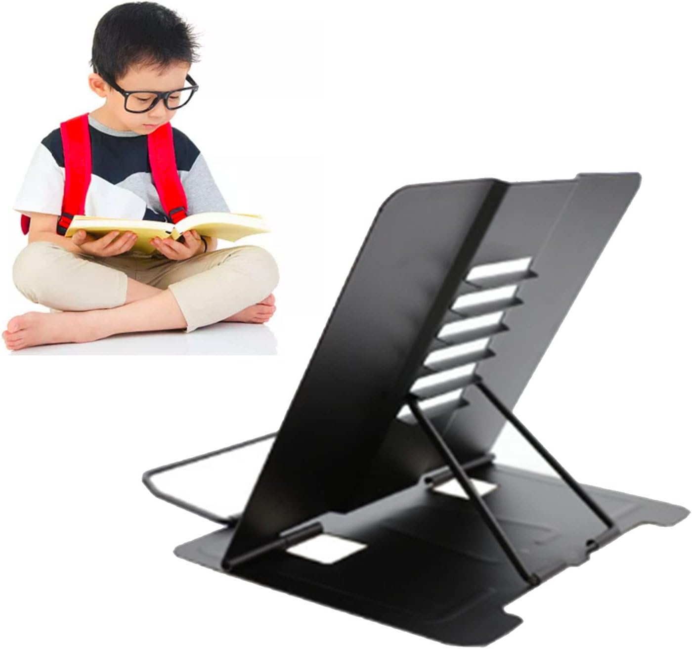 Adjustable Metal Book Stand for Home Office and Reading