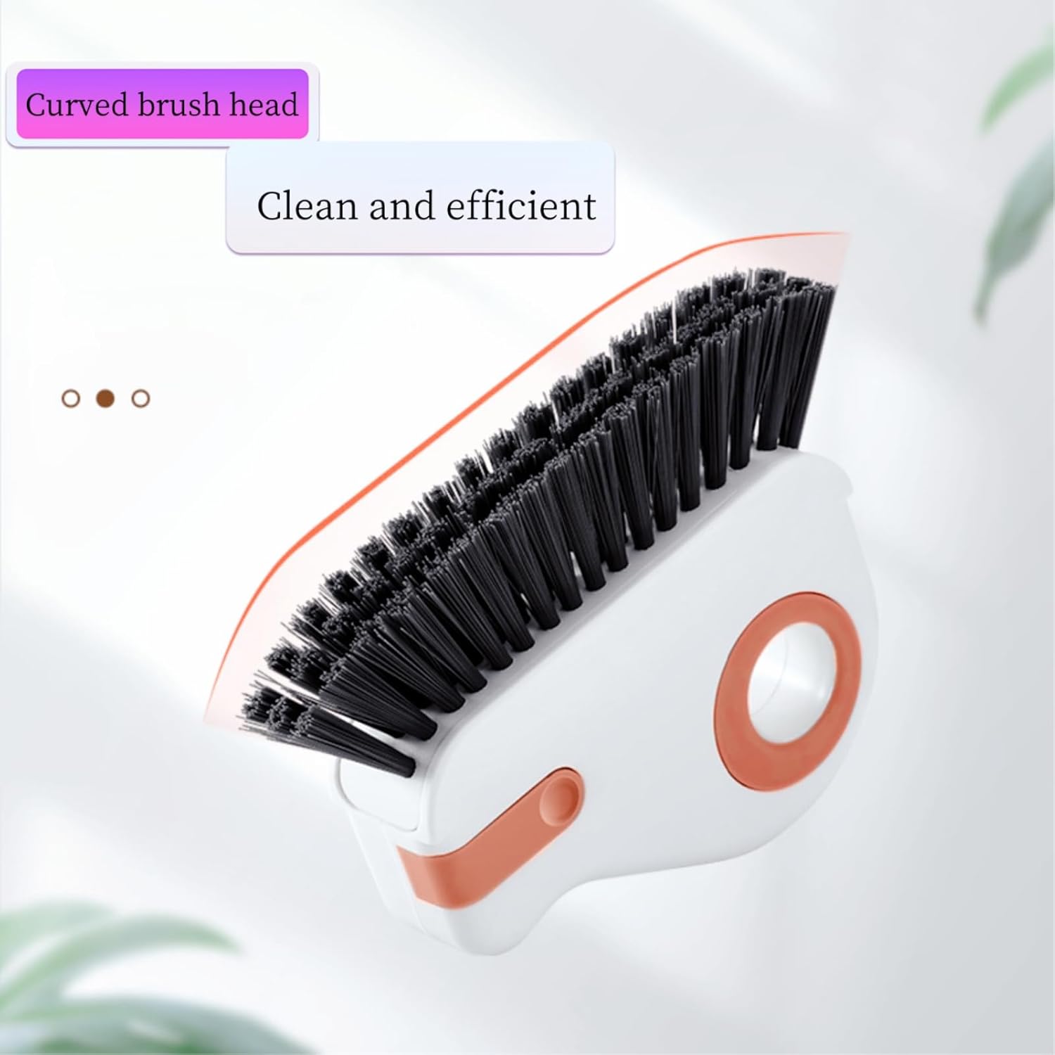 MauSong 2 in 1 Window Cleaning Kit with Hidden Scraper and Crevice Brush