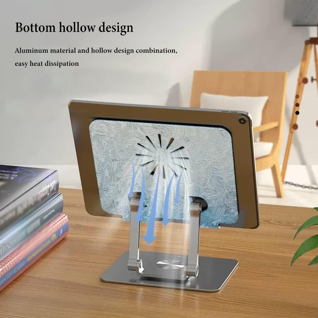 UHRLGHS Adjustable Book Stand with 360 Rotating Base