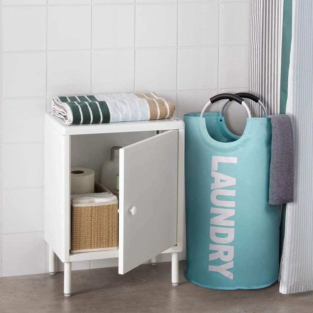 Mziart 90L Collapsible Laundry Hamper with Alloy Handles 1