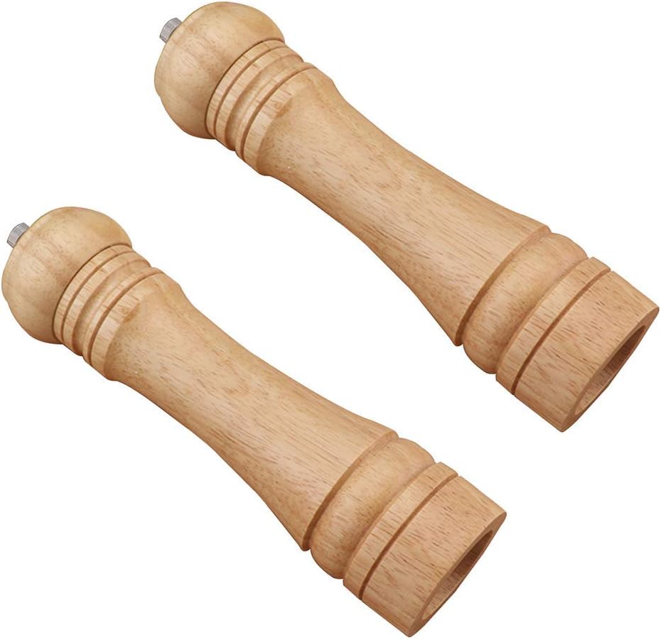 Wooden Salt and Pepper Mill Set 2 Pack