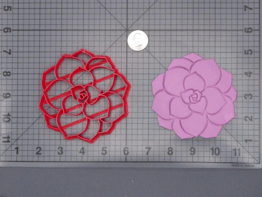 Succulent Plant Cookie Cutter for Fondant