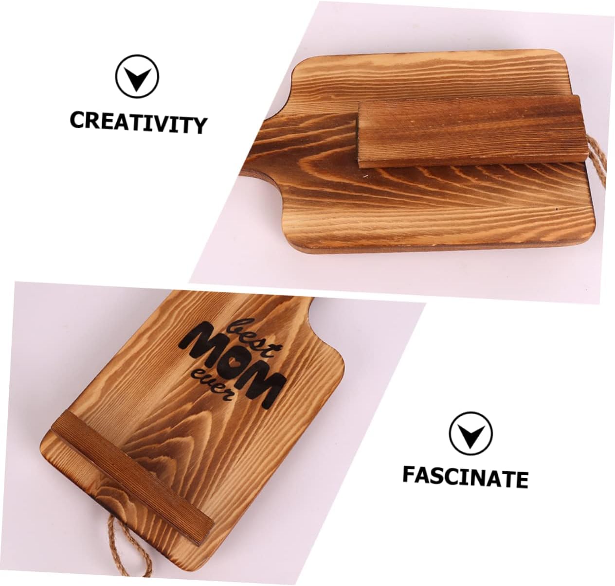 Cabilock Multipurpose Wooden Recipe Book Holder