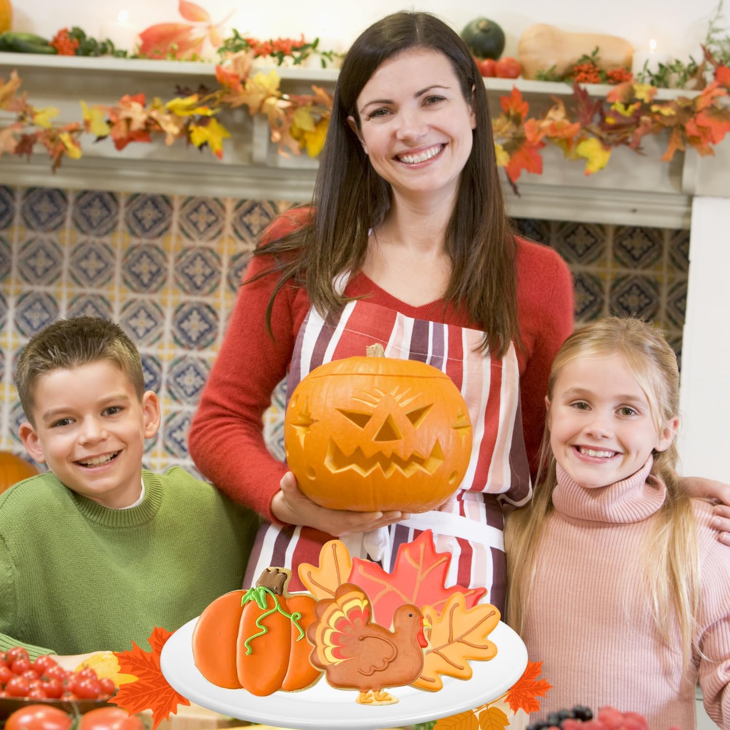 KAISHANE Thanksgiving Cookie Cutters Set 4 Pieces