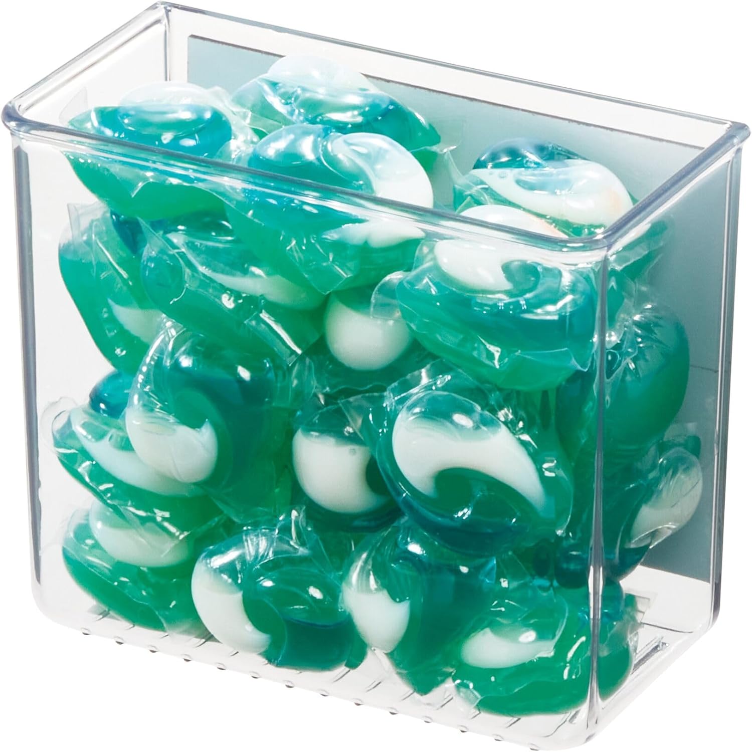 iDesign Magnetic Organizer Bins - Set of 2 - Clear