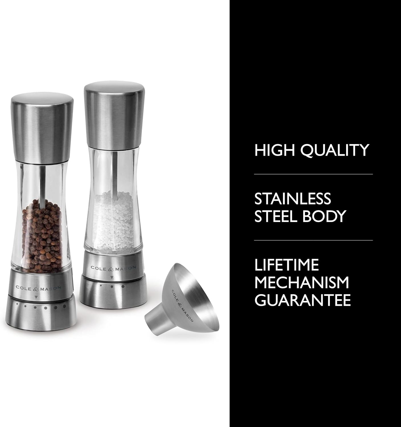 Cole Mason Derwent Salt Pepper Grinder Set