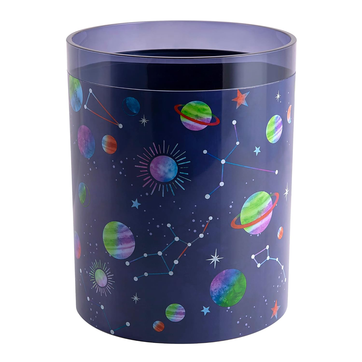 Allure Home Creation Starry Night Trash Can 161 Gallons
