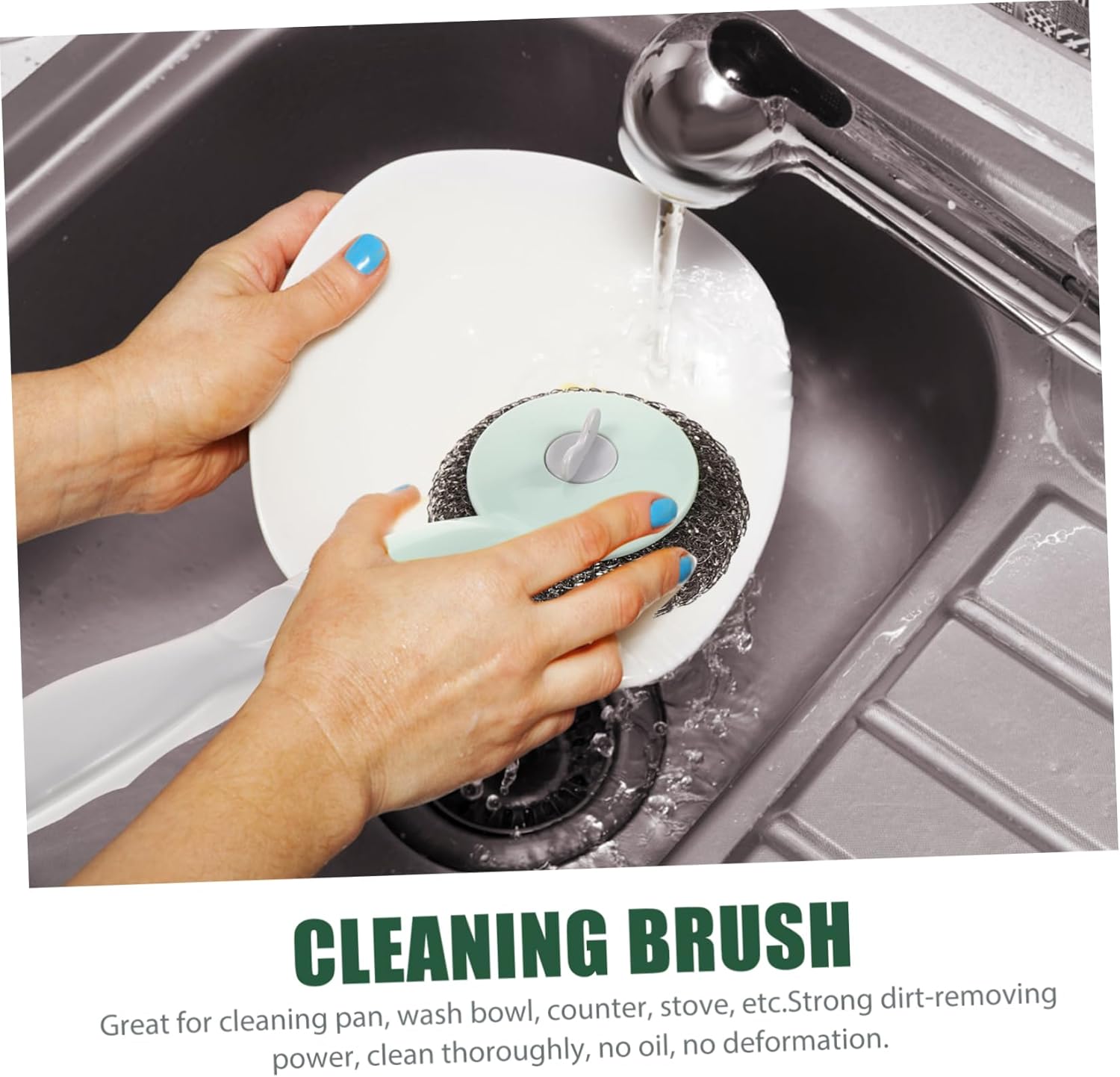 Ipetboom 4 Pcs Long Handle Kitchen Cleaning Brush Kit