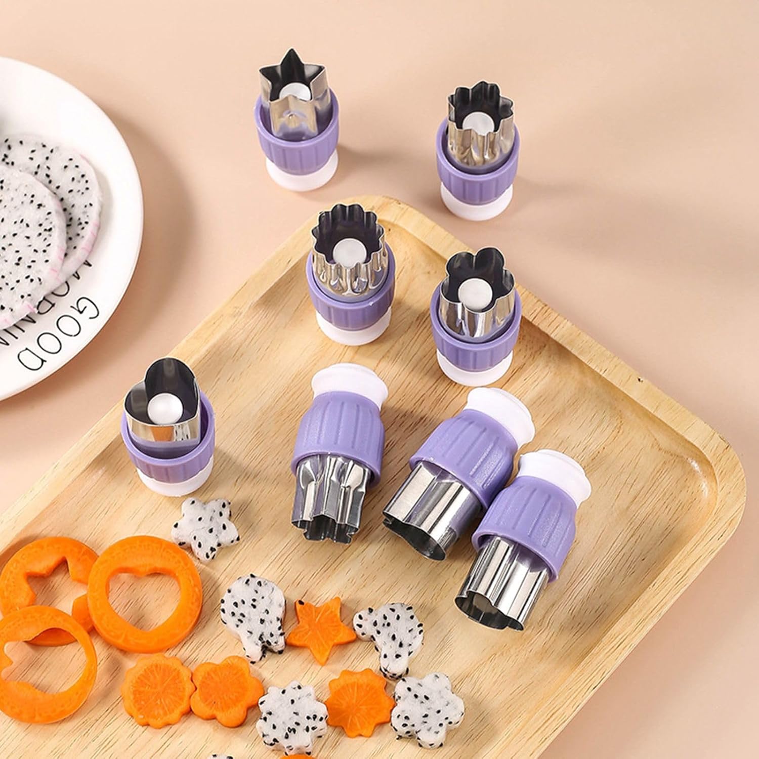 Cute Mini Vegetable Cutter Shapes Set 8pcs
