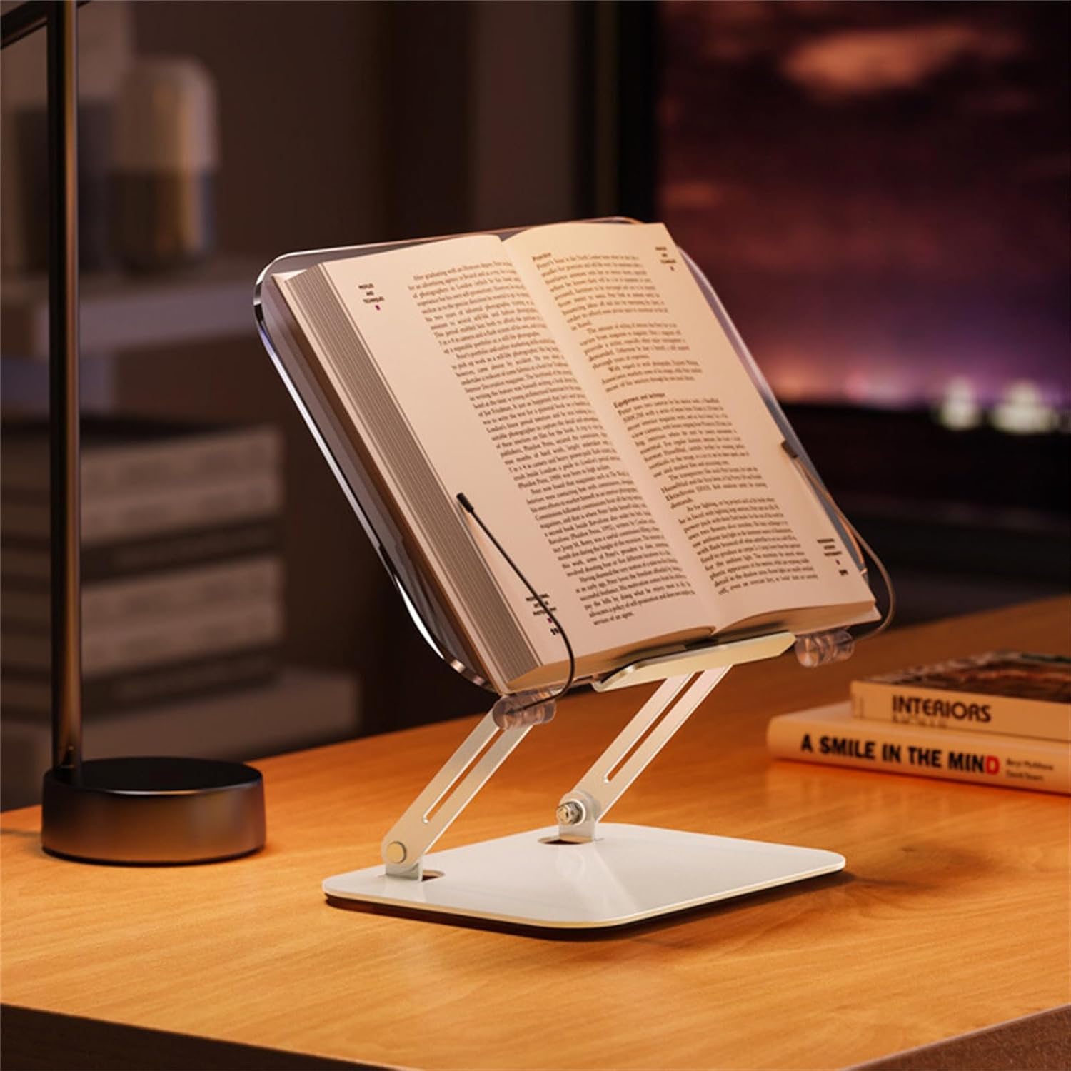 UHRLGHS Multi-Functional Book Stand for Kitchen and Office