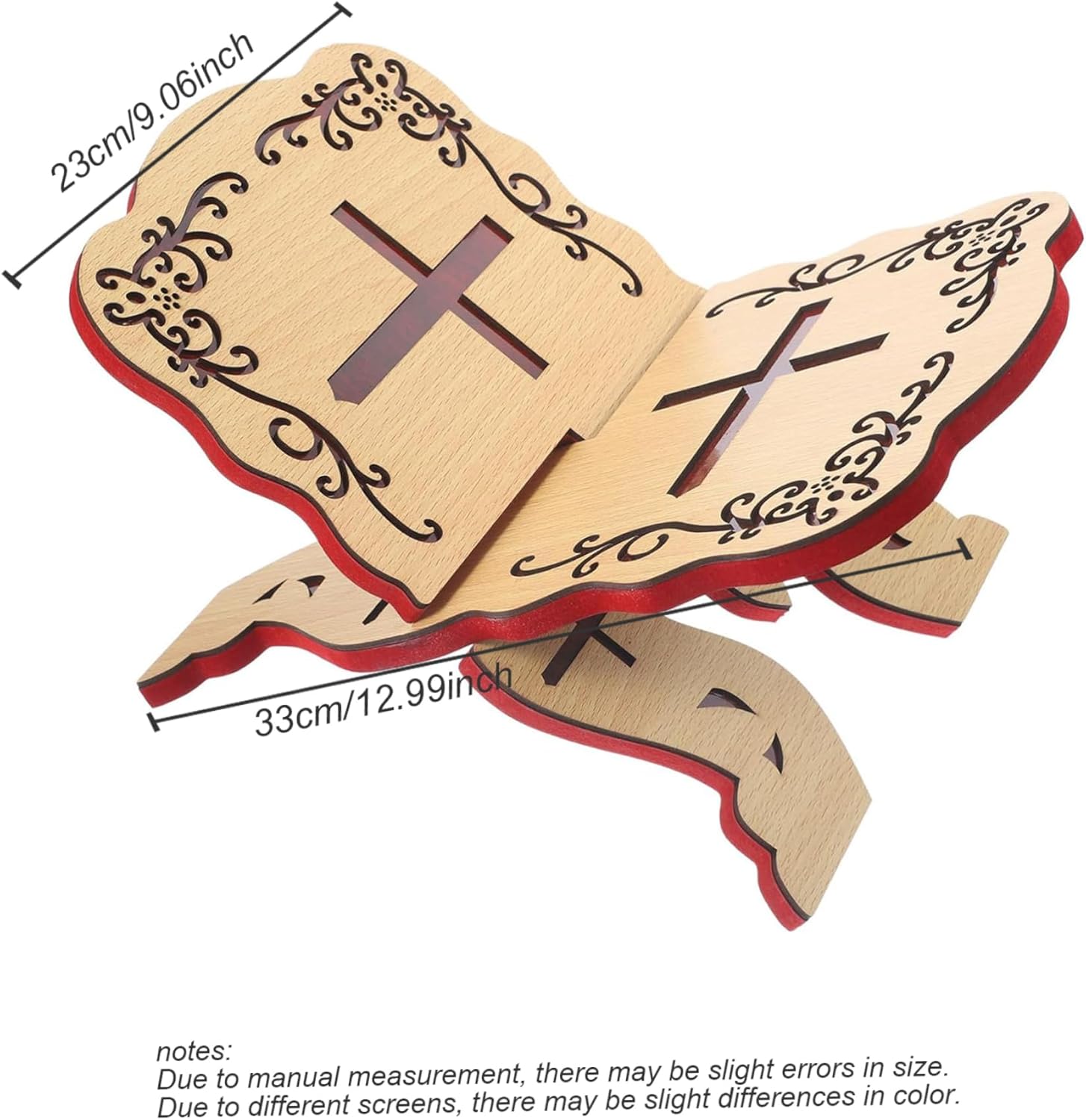 Eioflia Bible Stand Foldable Wooden Quran Holder 1