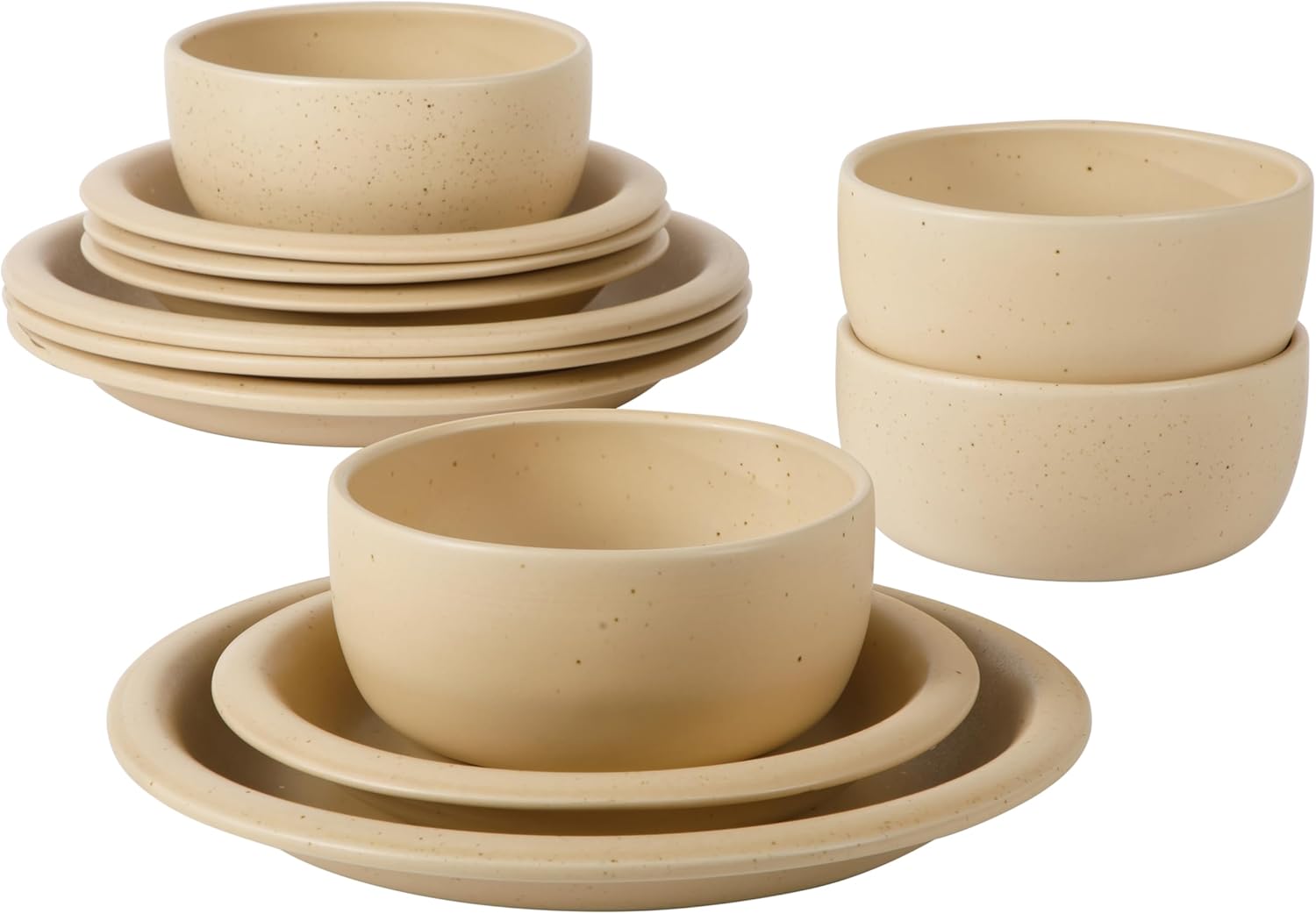 Bloomhouse Corsica Clay 12-Piece Dinnerware Set