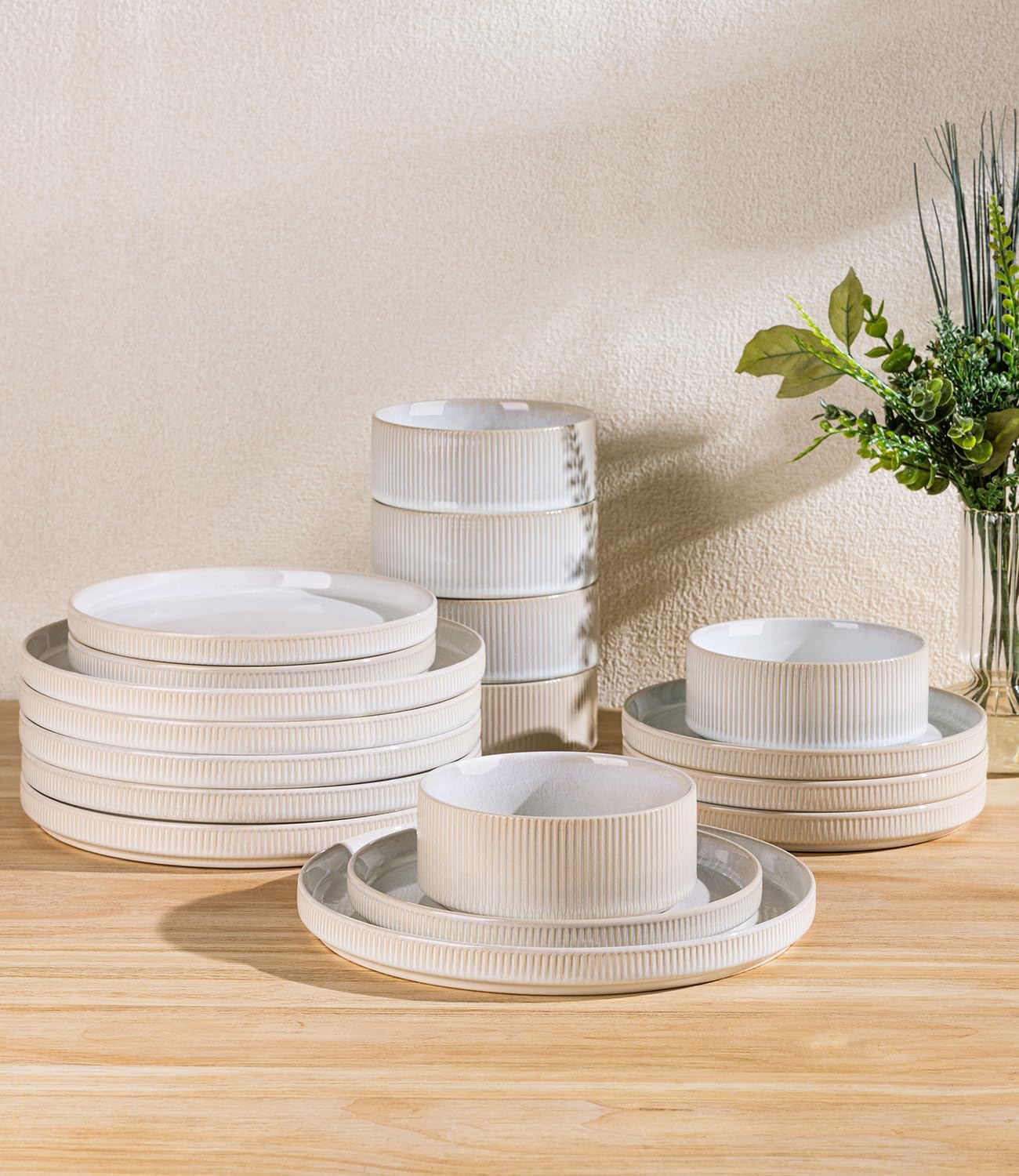 TheTerra Ceramic Dinnerware Set for 6