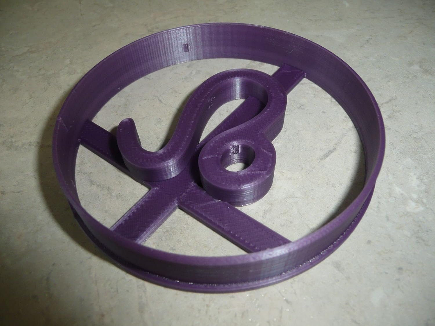 YNGLLC LEO ZODIAC ASTROLOGY COOKIE CUTTER 3D PRINTED Purple