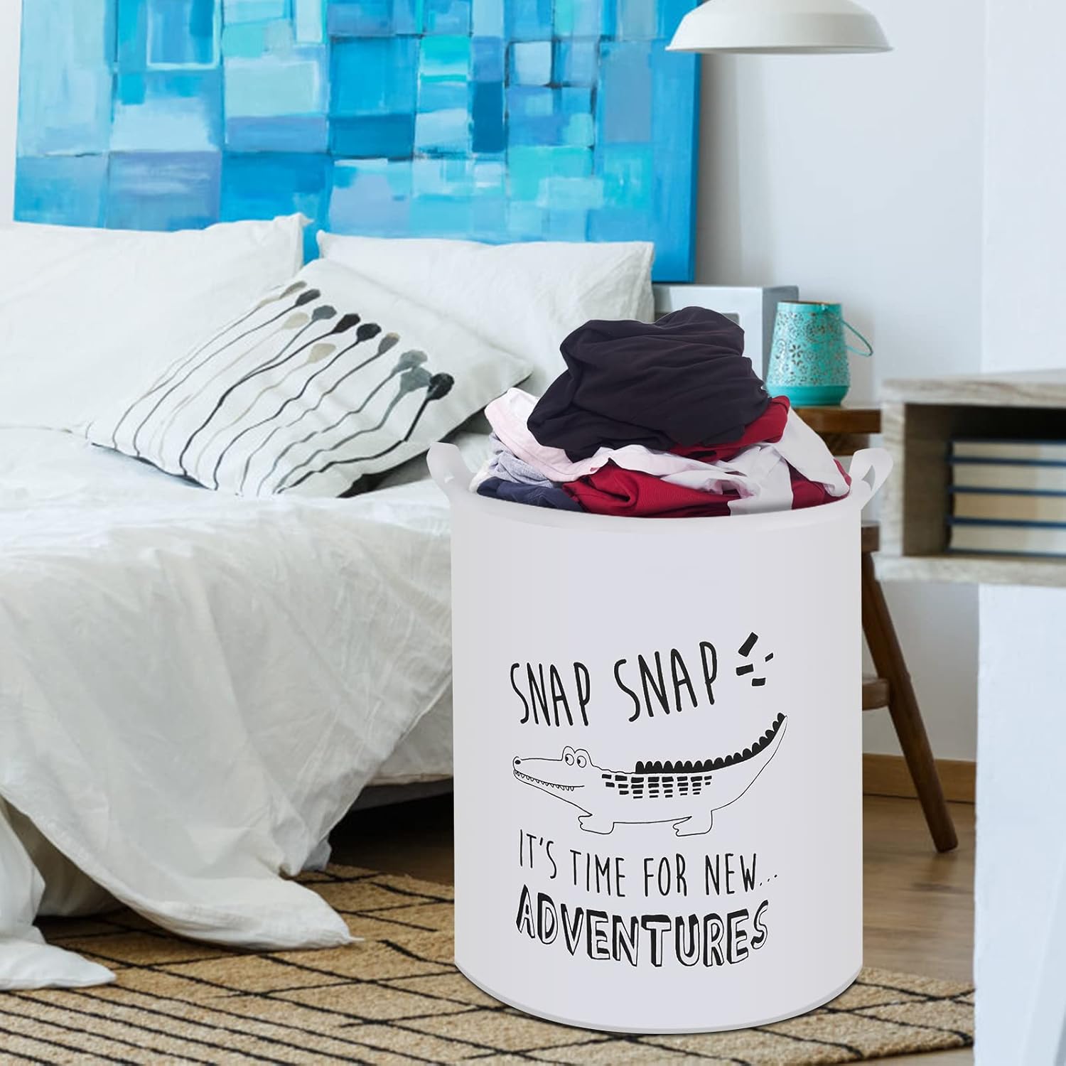 RoyBoder Waterproof Laundry Basket with Handle 1