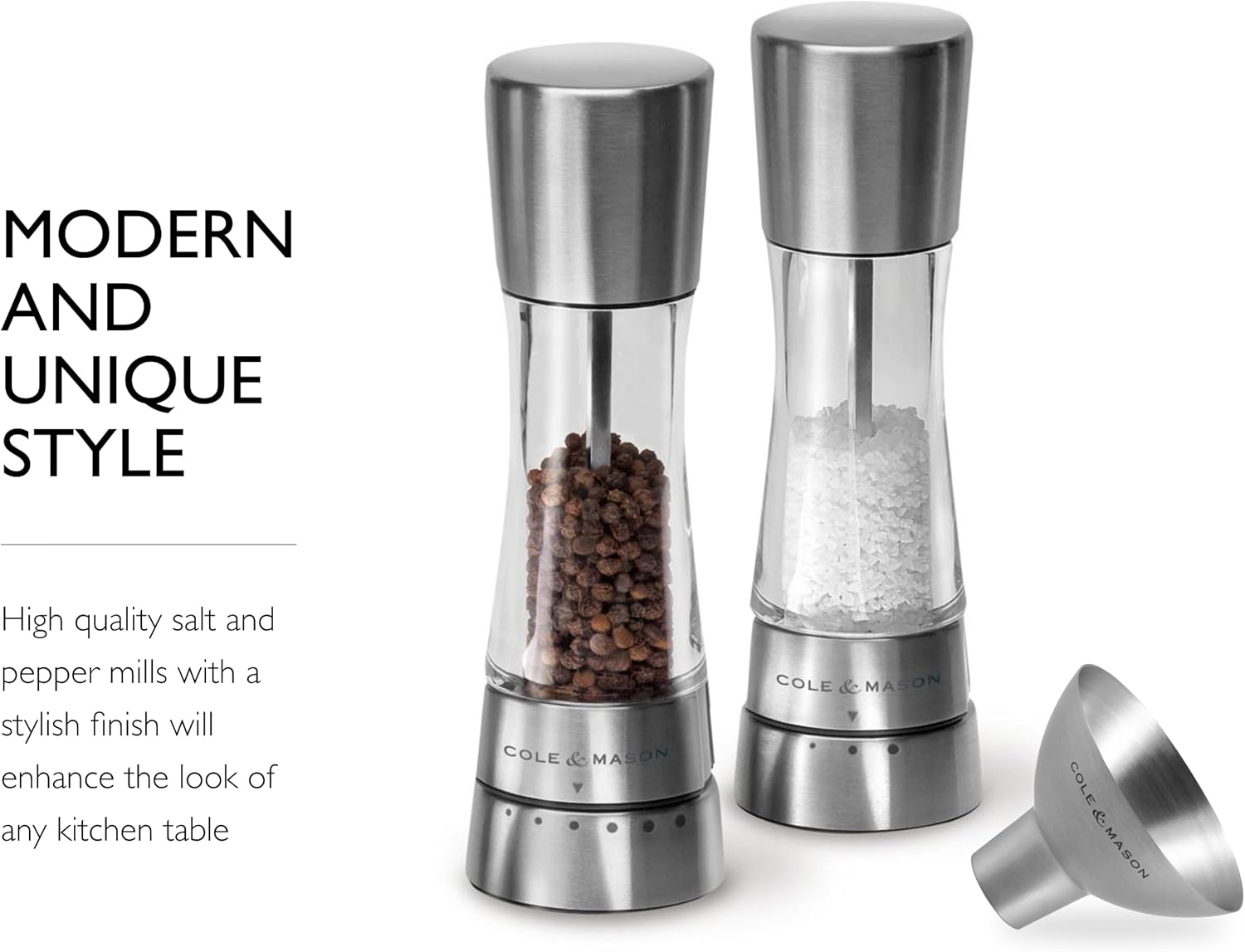 Cole Mason Derwent Salt Pepper Grinder Set