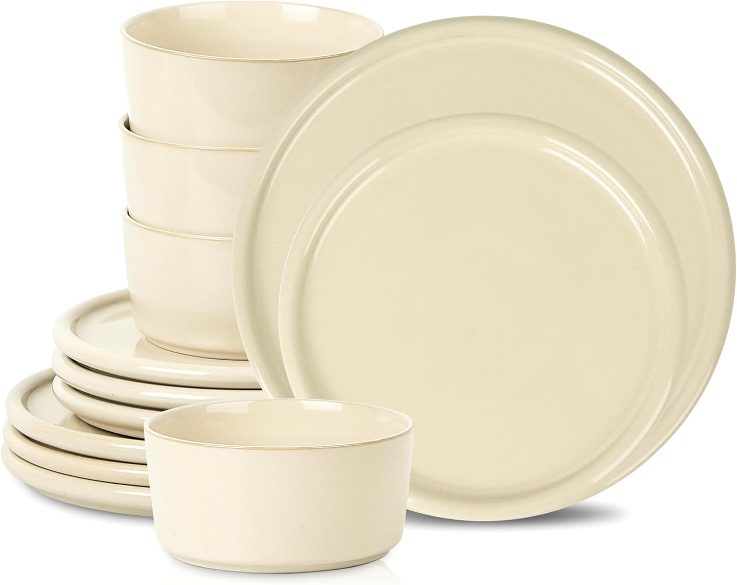 Stone Lain Eden 12-Piece Stoneware Dinnerware Set 1