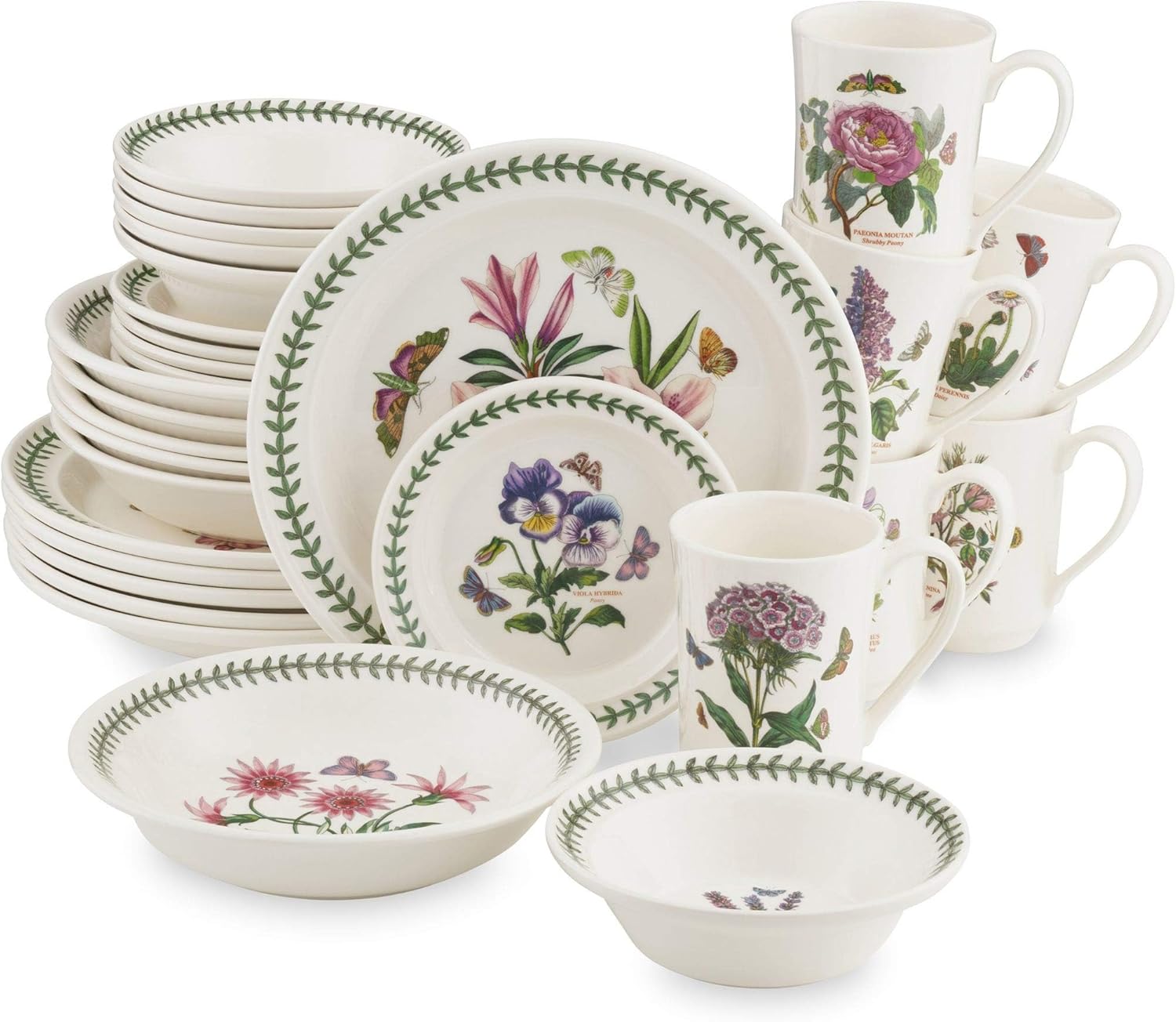 Portmeirion Botanic Garden 30-Piece Dinnerware Set 1