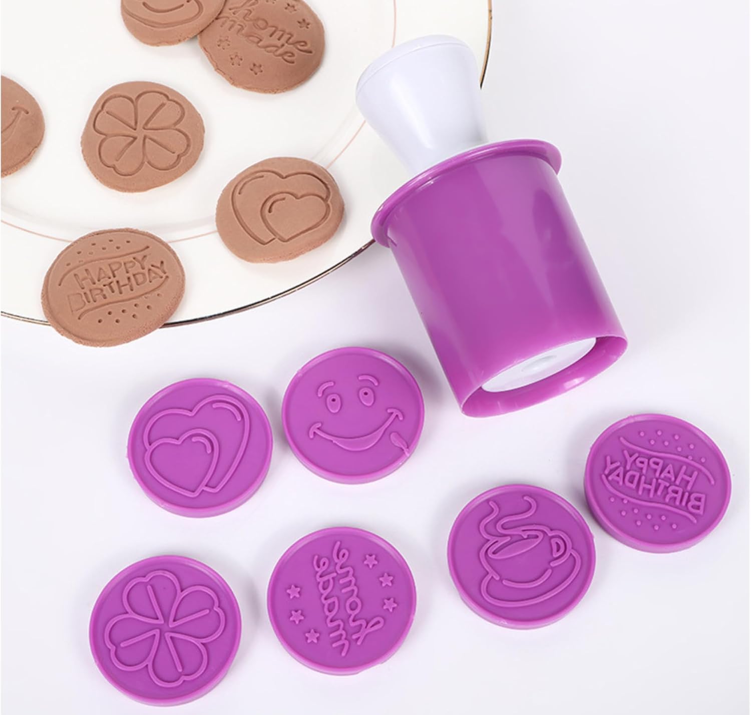 GRACE KEDY Hand Press Cookie Cutter Set