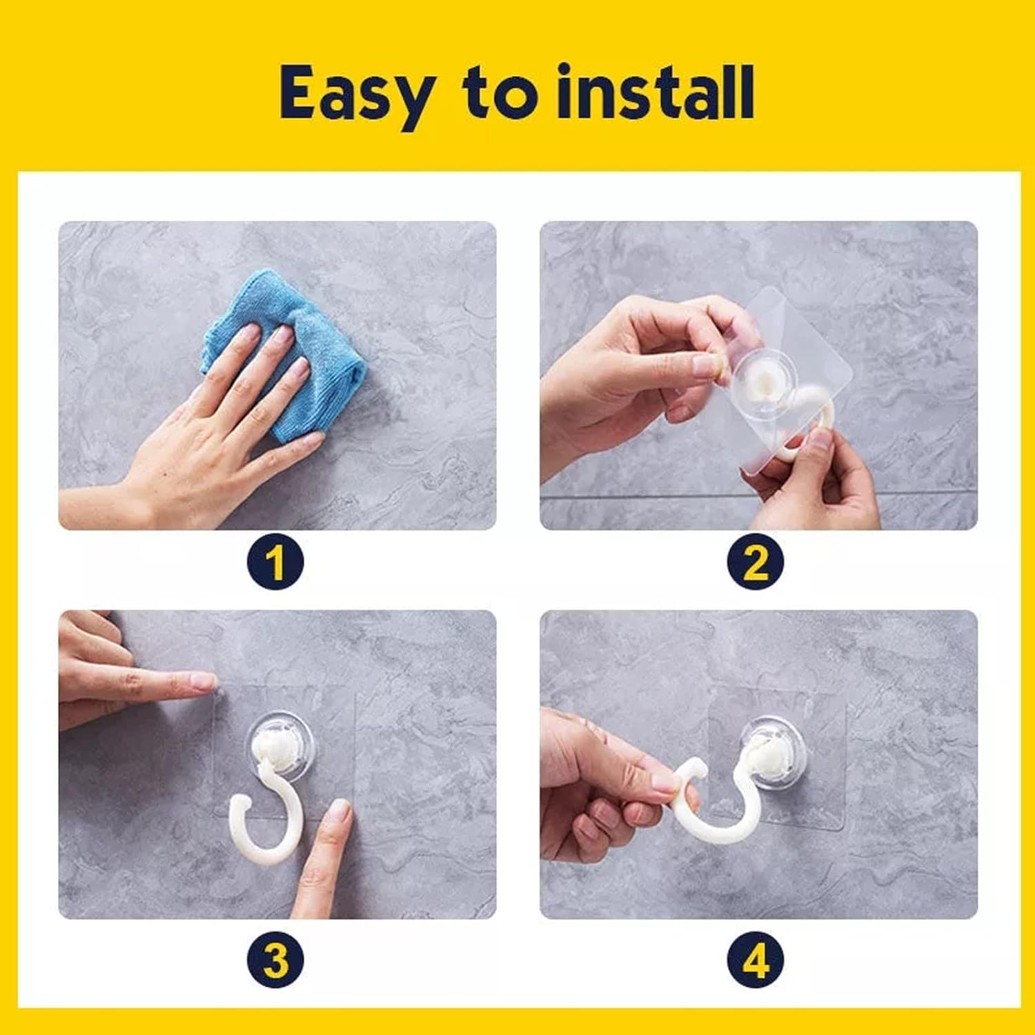 360 Degree Kitchen Wall Hook with Rotatable Claws