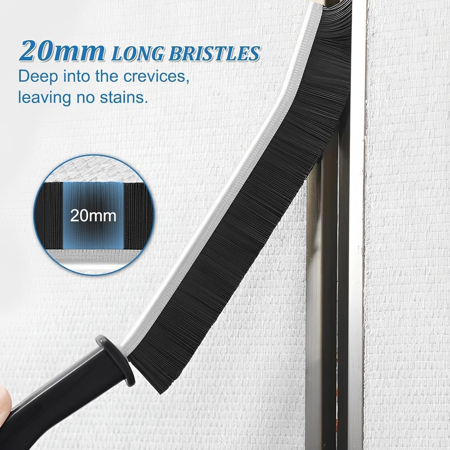 SKYTONE Gap Cleaning Brush Set of 2 - Hard Bristle for Deep Cleaning