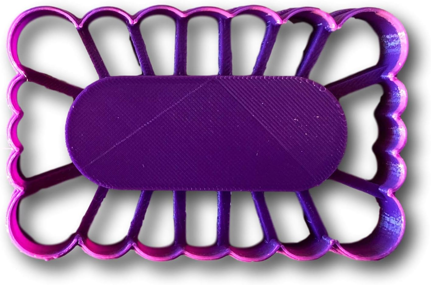 Arbi Design Thumbprint Rectangle Cookie Cutter 25 Inch 1