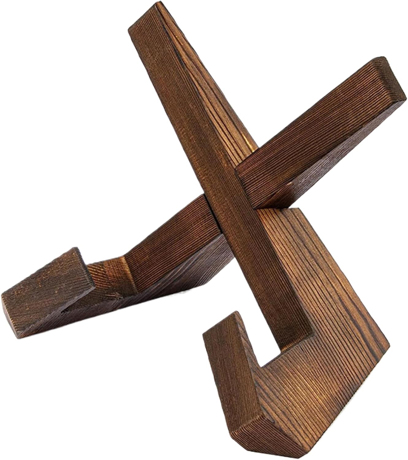 Wedhapy Cookbook Stand Wooden Recipe Book Holder