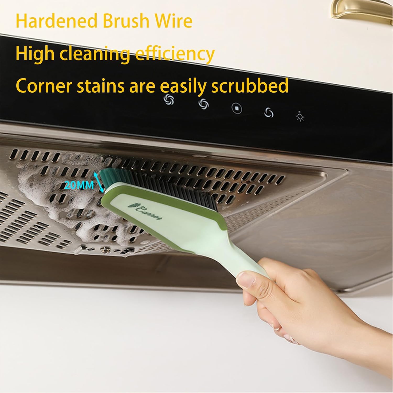 3 in 1 Crevice Cleaning Brush for Kitchen and Bathroom