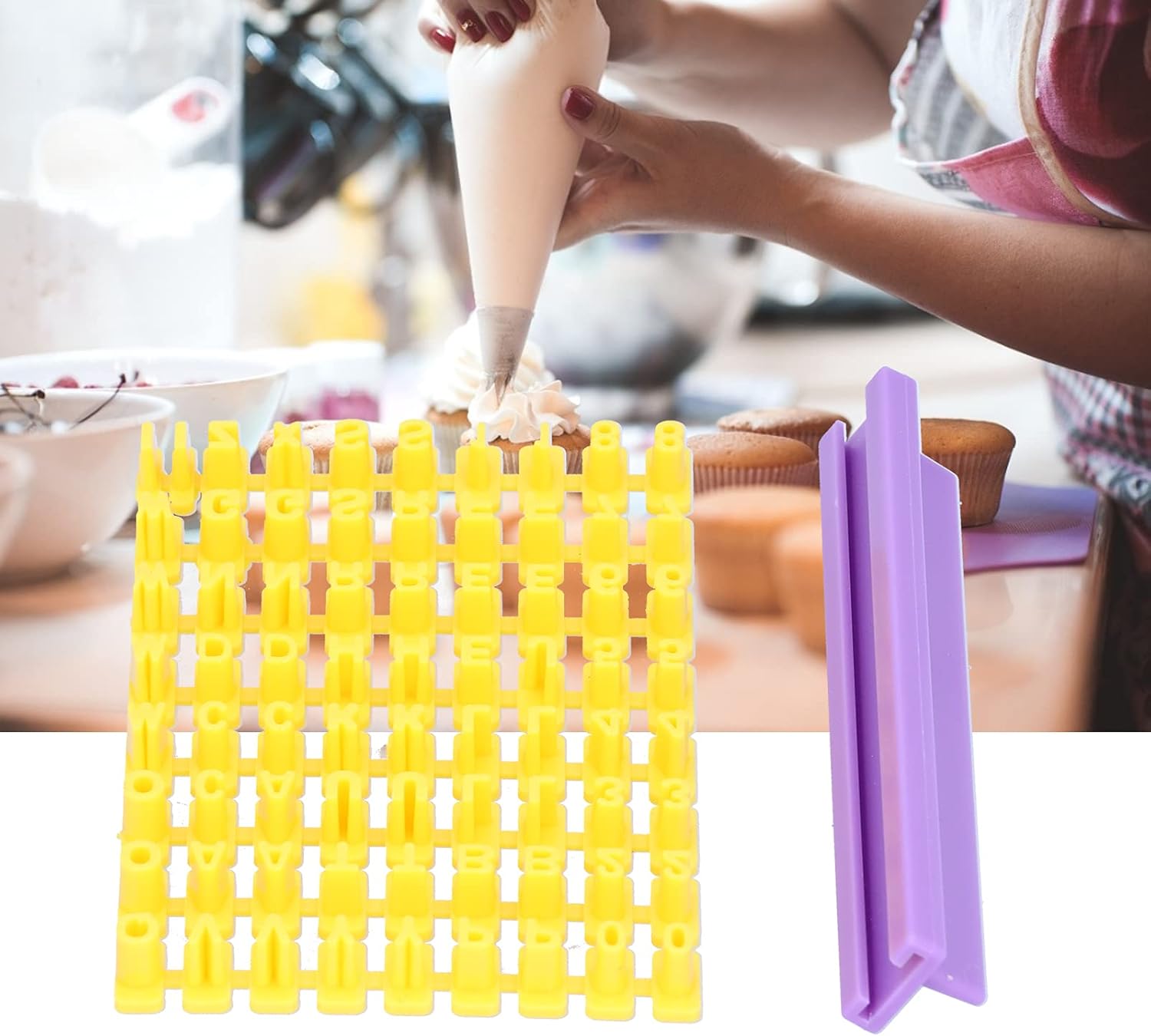 TOPINCN Cookie Stamps DIY Baking Tools for Cakes and Cookies