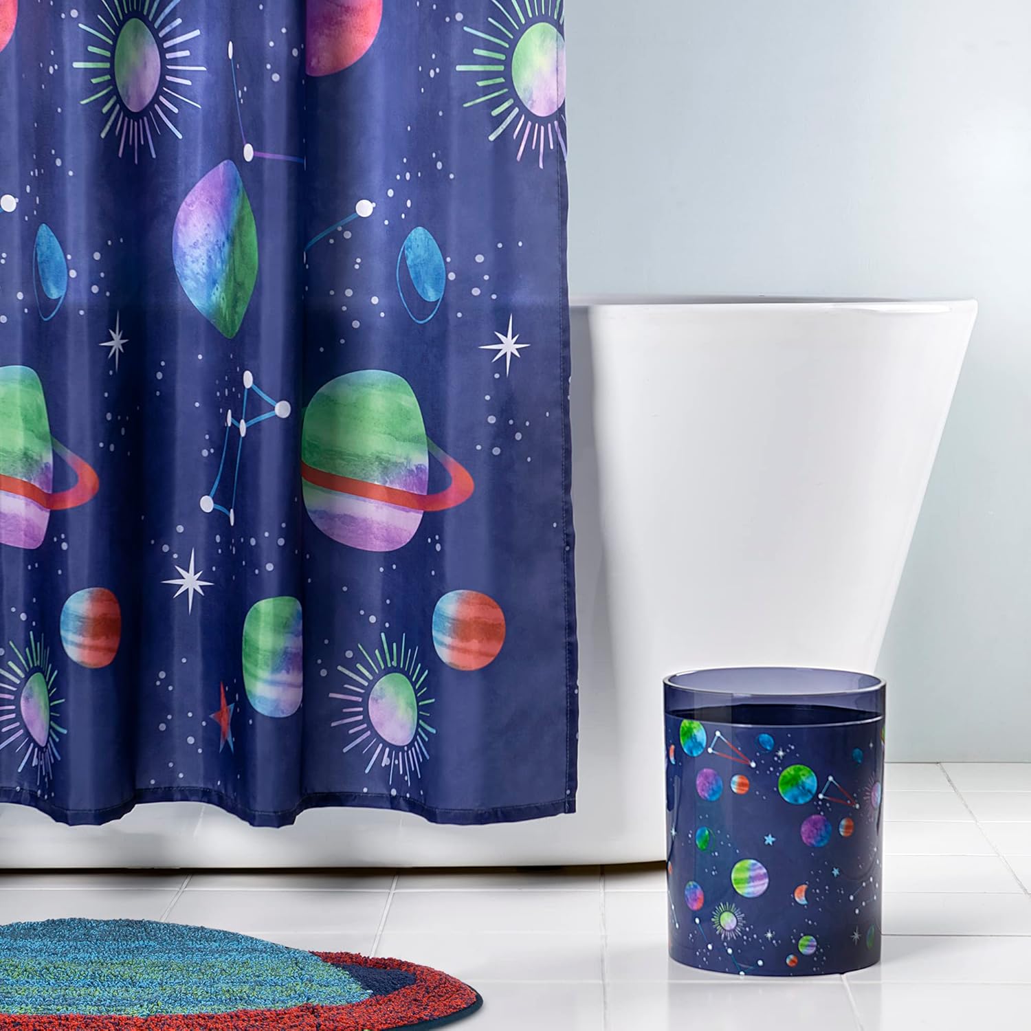 Allure Home Creation Starry Night Trash Can 161 Gallons