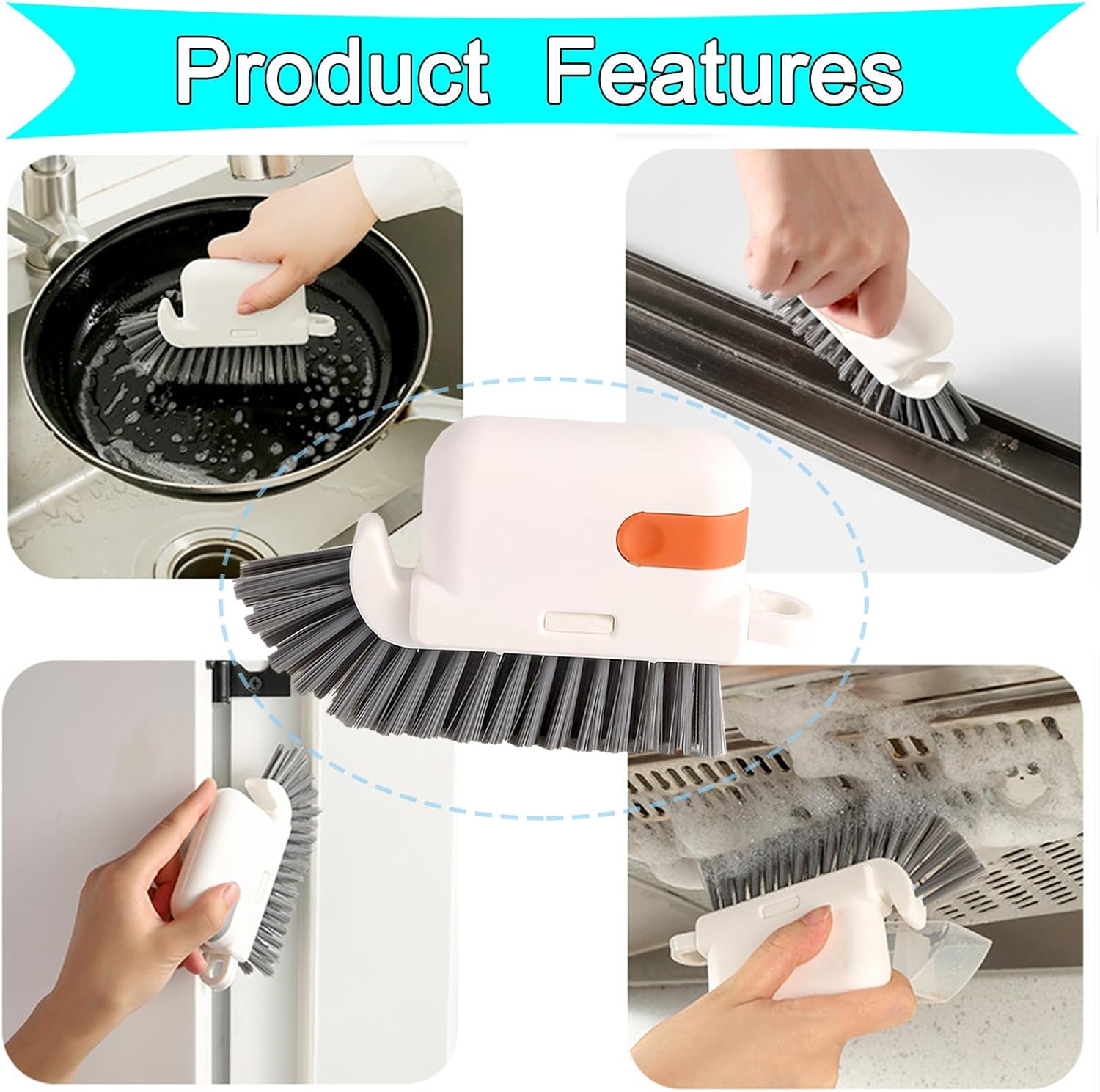 SCCUP 13PCS Window Groove Cleaning Brush Kit 1