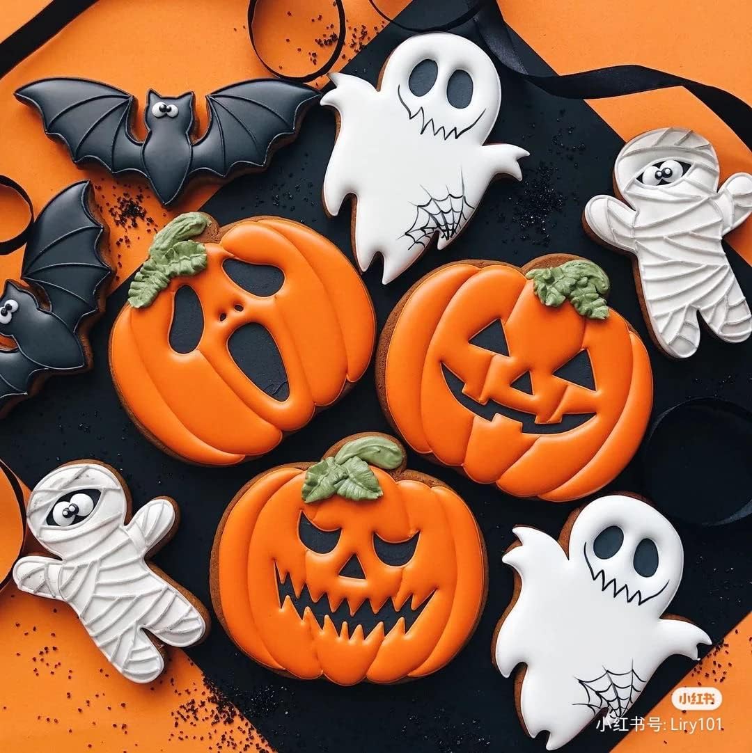 Q-BAKER Pumpkin Cookie Cutters Set - 3 Sizes