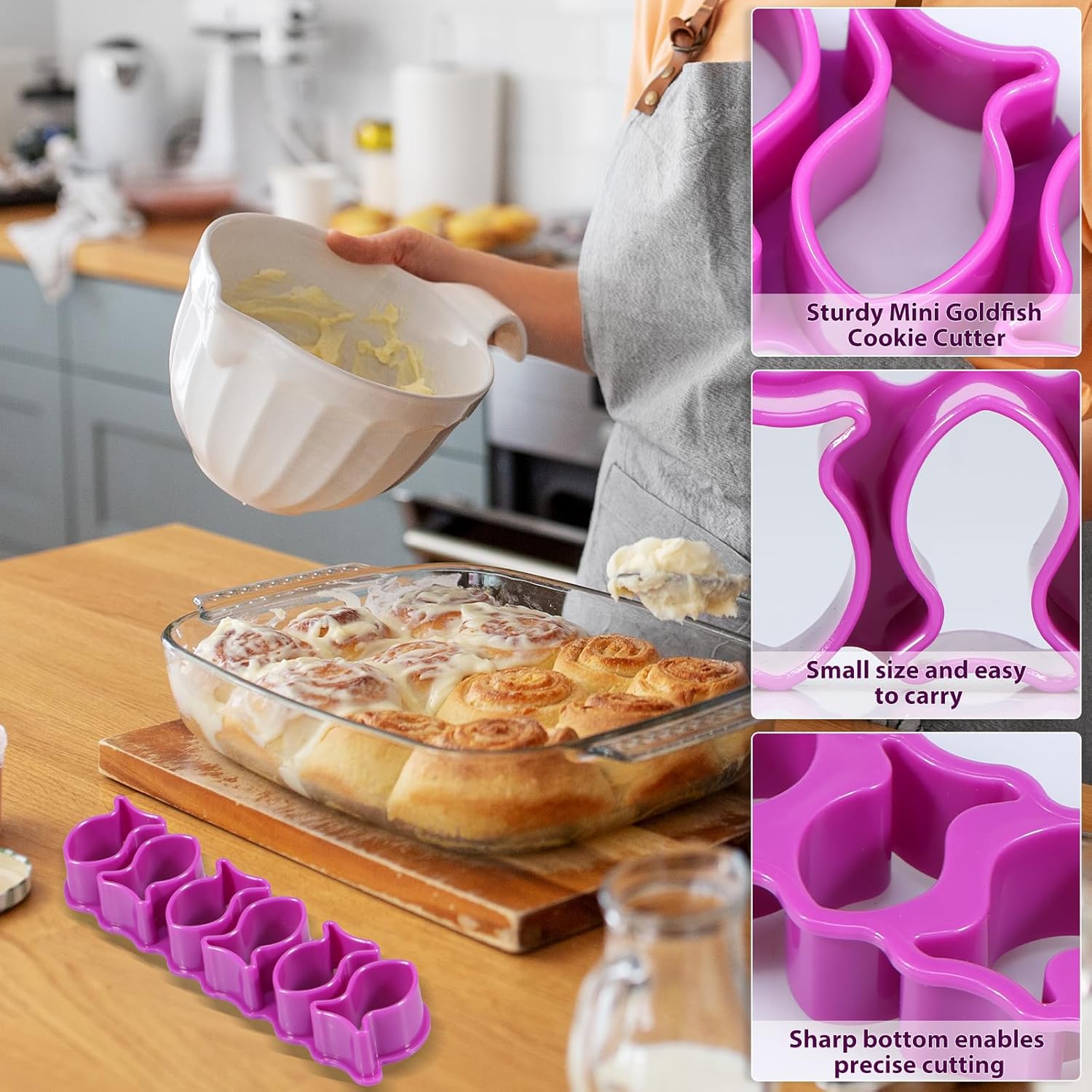 3Pcs Mini Cookie Cutter Set for Baking and Crafts 1