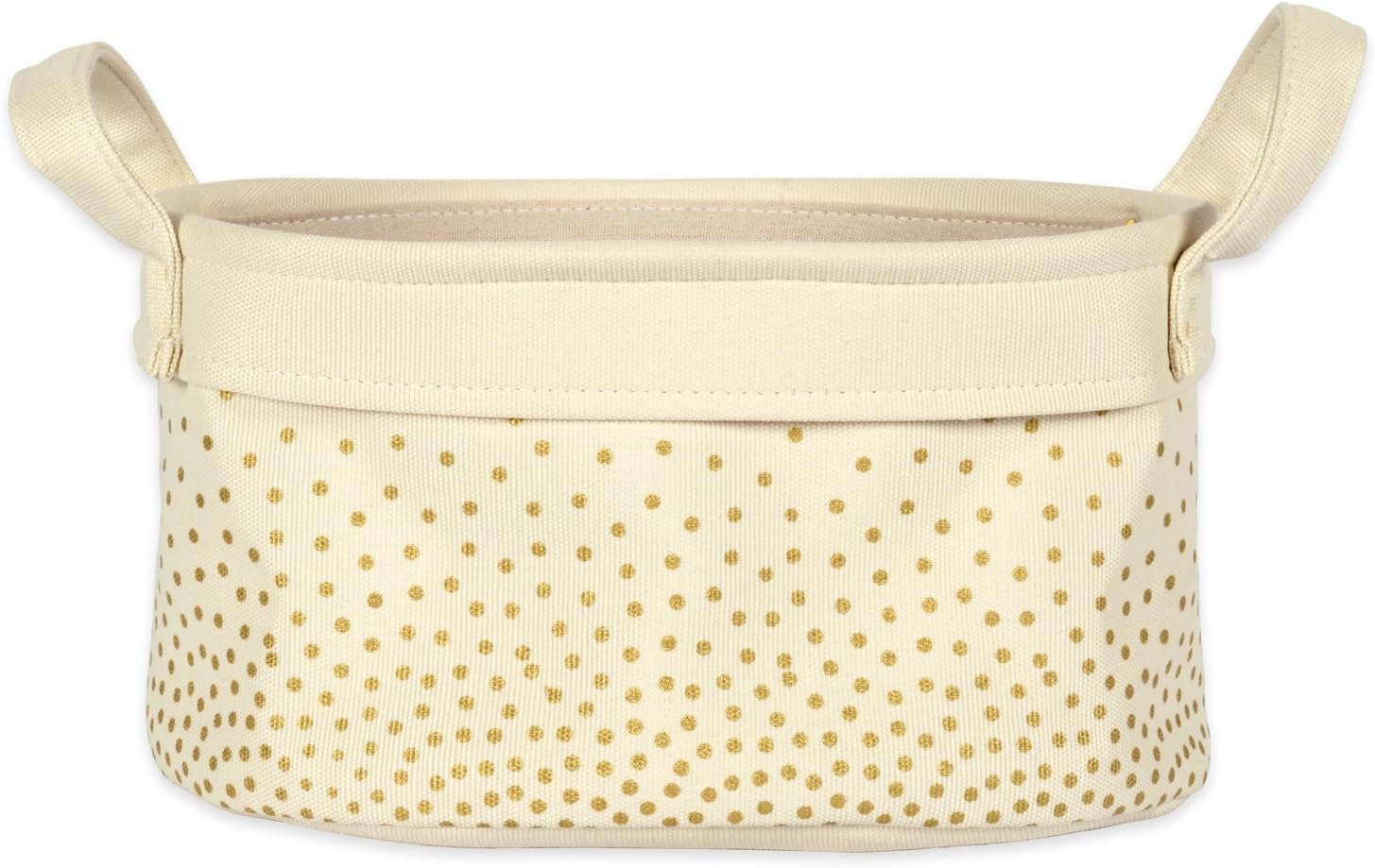 DII Canvas Laundry Basket Set of 2 Confetti Gold 1