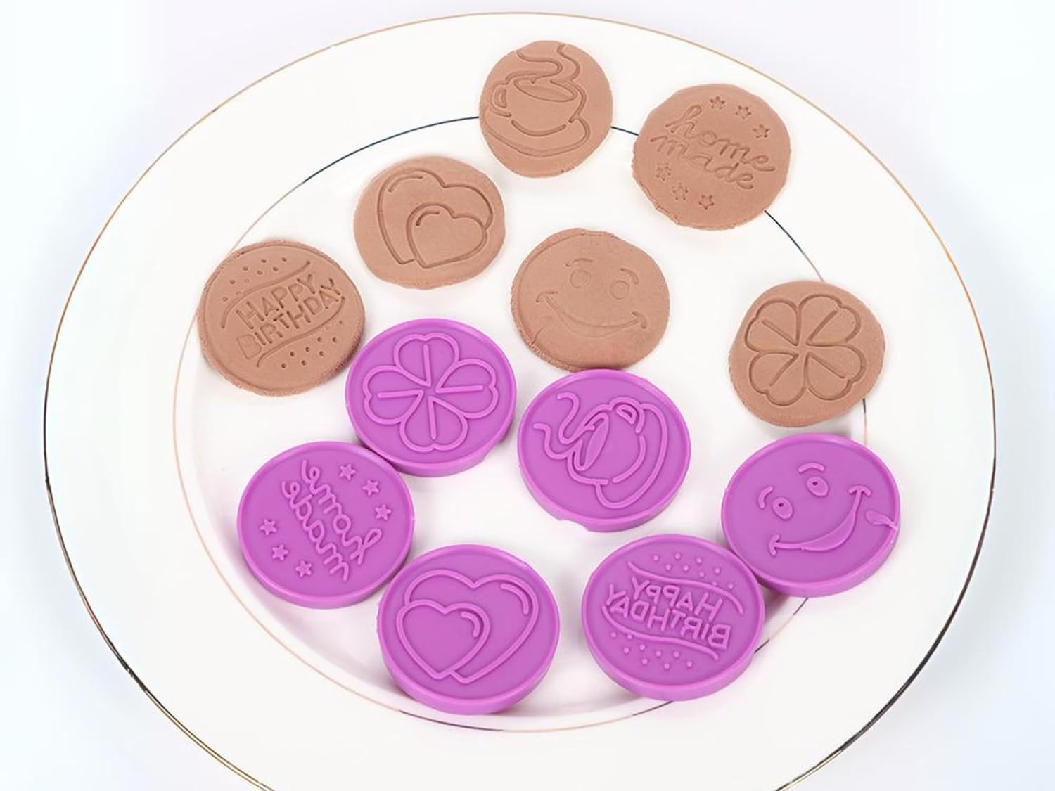 GRACE KEDY Hand Press Cookie Cutter Set