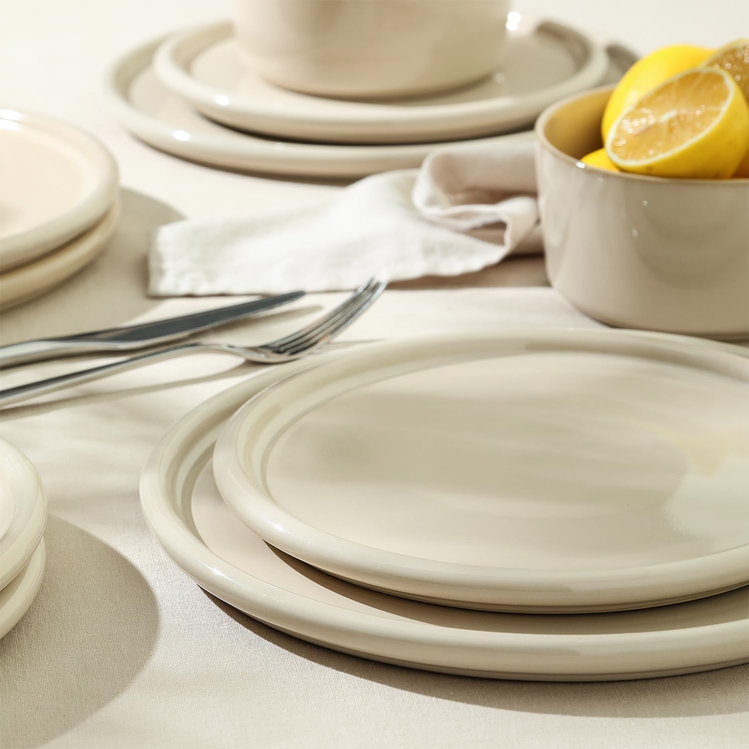 Stone Lain Eden 12-Piece Stoneware Dinnerware Set 1