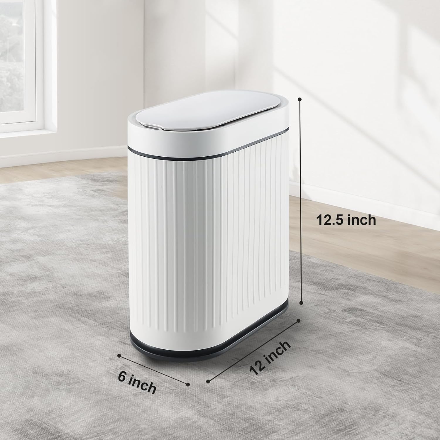 ELPHECO 2 Gallon Smart Motion Sensor Trash Can