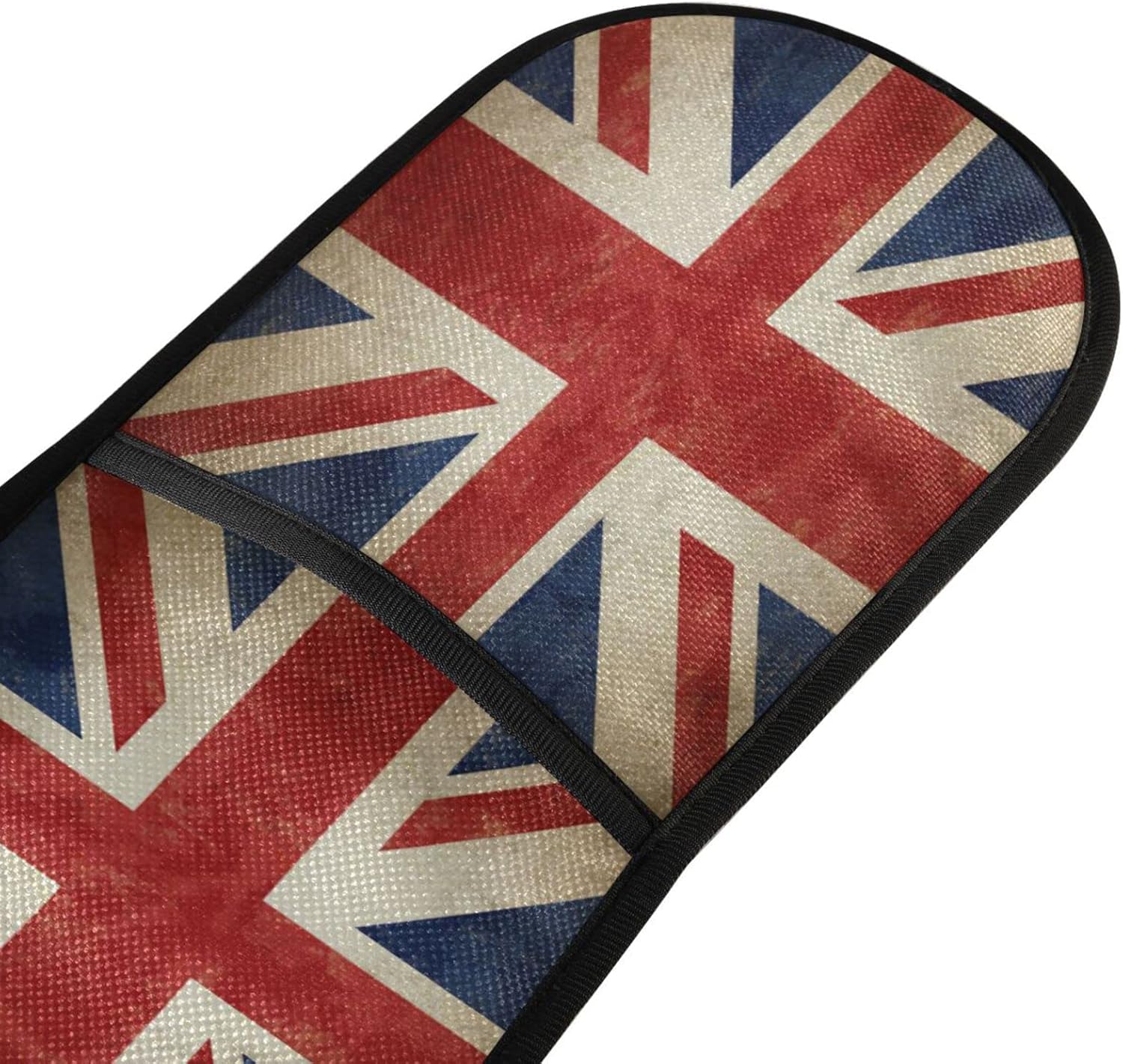 Quteprint Long Double Oven Mitts with UK Flag Pattern