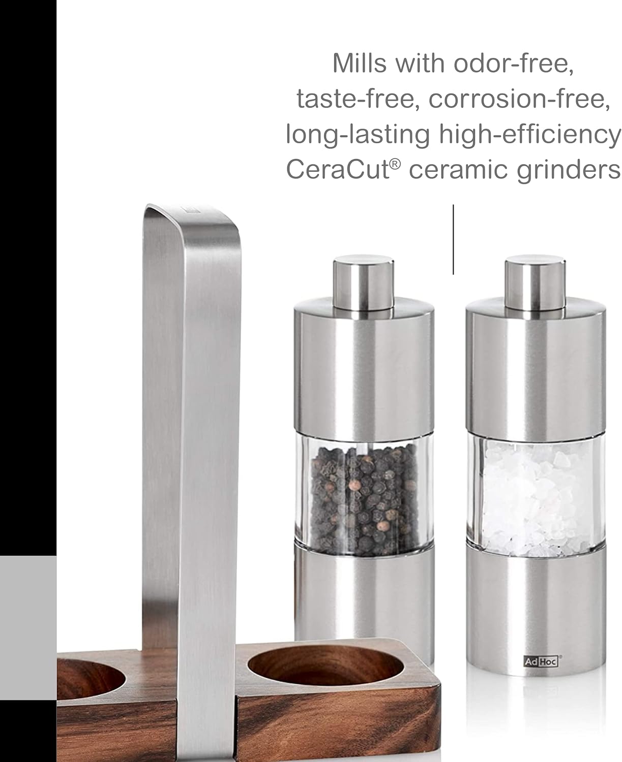 AdHoc Menage Classic Salt Pepper Mill Set