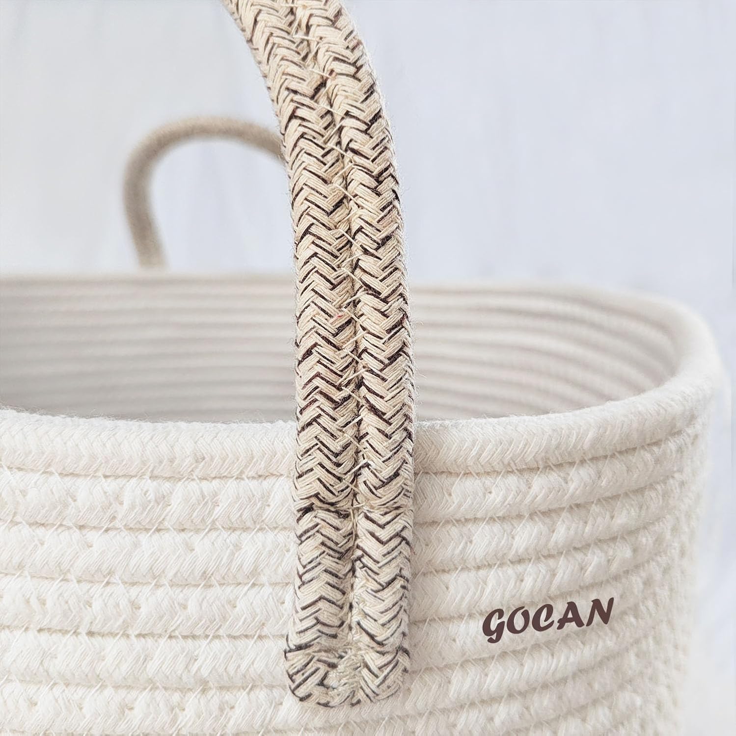GOCAN Large Tall Laundry Hamper Basket Woven Storage 1