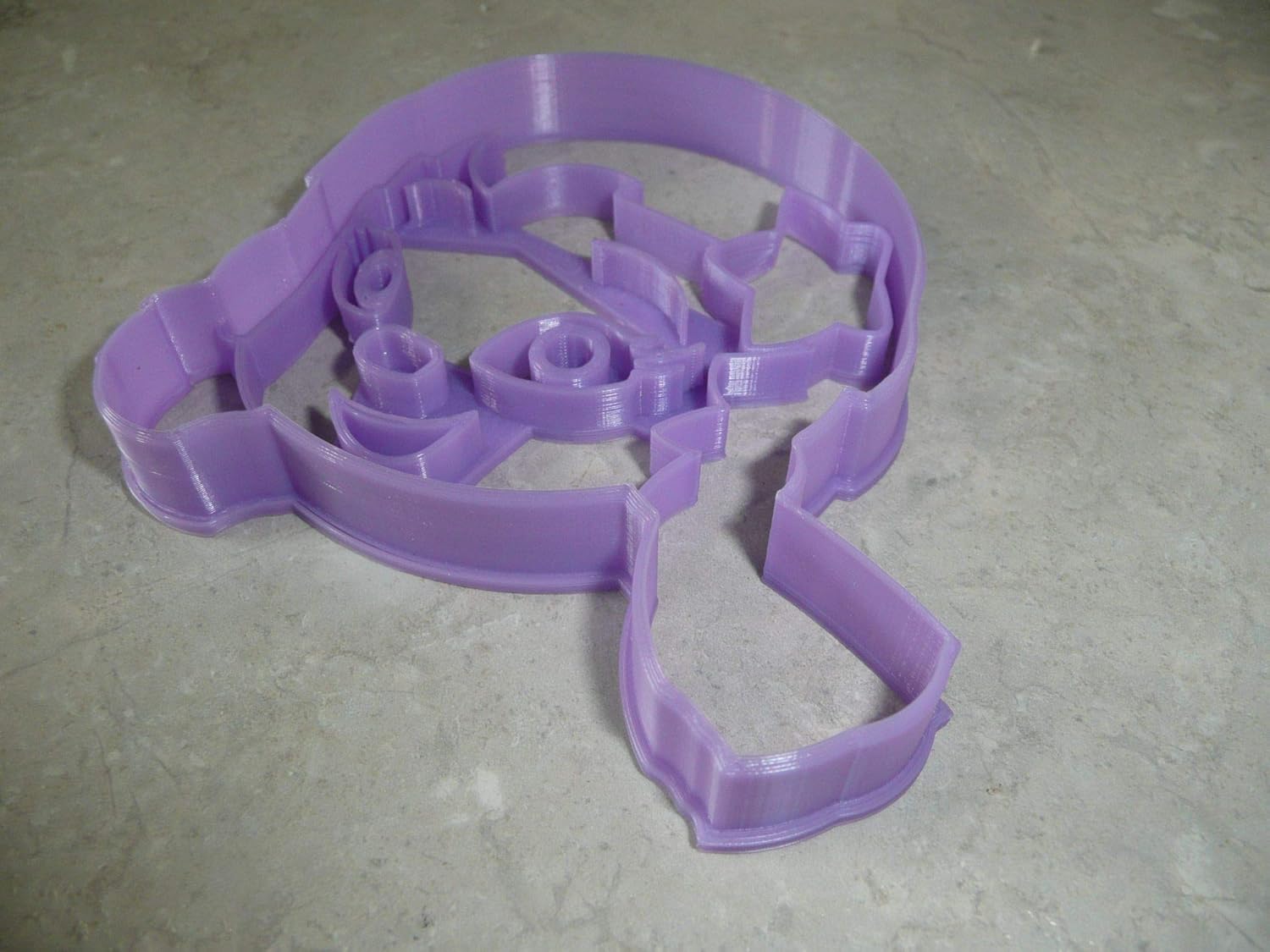 Purple Guppy Face Merperson Cookie Cutter Made in USA 1