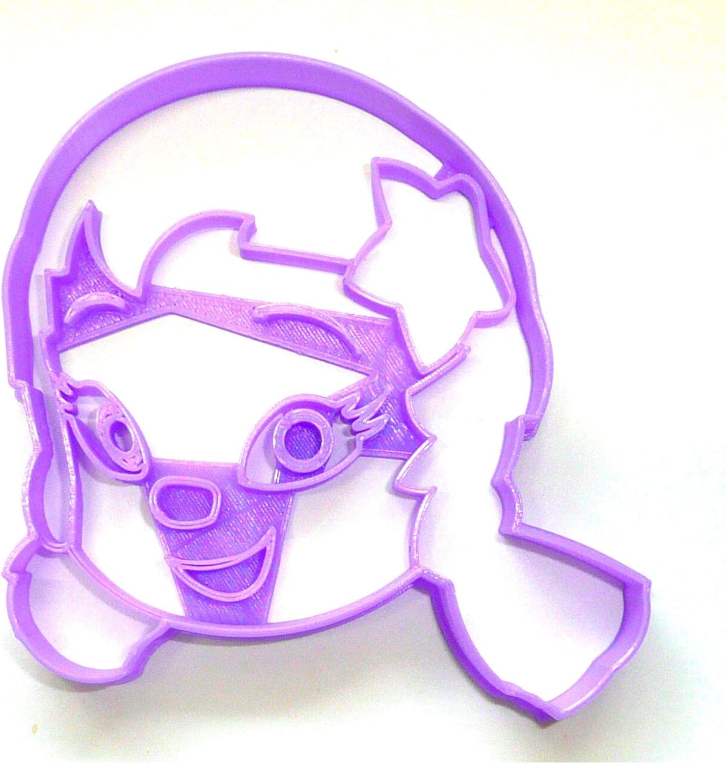 Purple Guppy Face Merperson Cookie Cutter Made in USA 1