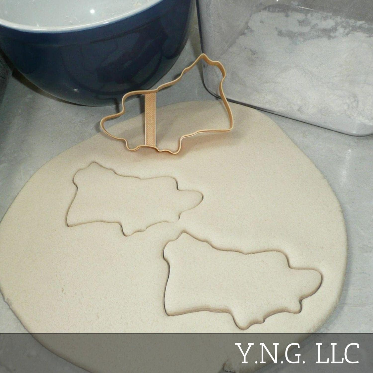 NAGUABO PUERTO RICO MUNICIPALITY OUTLINE COOKIE CUTTER